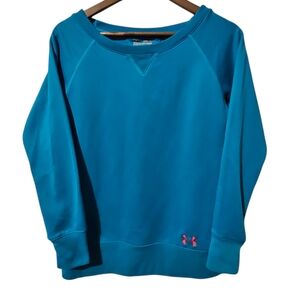 Under Armour All Season Gear Long Sleeve Pullover – Aqua Blue | Size Small